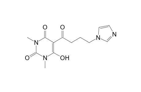 5-[4'-(1"-Imidazolyl)butanoyl]-1,3-dimethylbarbituric acid