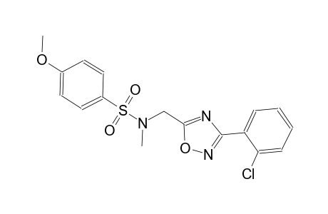 benzenesulfonamide, N-[[3-(2-chlorophenyl)-1,2,4-oxadiazol-5-yl]methyl]-4-methoxy-N-methyl-