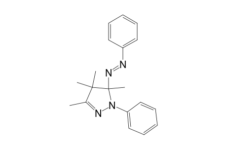 1-Phenyl-5-phenylazo-3,4,4,5-tetramethyl-2-pyrazoline