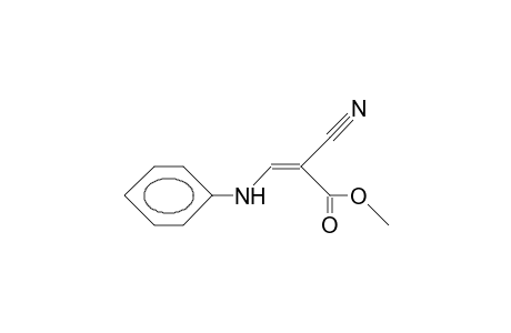 E-METHYL-2-CYANO-3-(PHENYLAMINO)-PROPENOATE