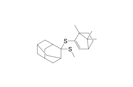 2-[(Born-2-en-2-yl)thio]-2-(methylthio)adamantane