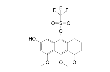 5,10-Dimethoxy-7-hydroxy-1-(trifluoromethanesulfonyl)anthracene-4-one