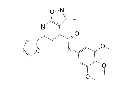 isoxazolo[5,4-b]pyridine-4-carboxamide, 6-(2-furanyl)-3-methyl-N-(3,4,5-trimethoxyphenyl)-