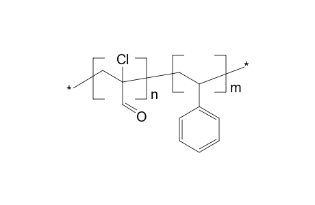 alpha-Chloroacrolein-styrene copolymer