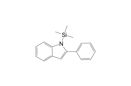 2-Phenyl-1-(trimethylsilyl)-1H-indole