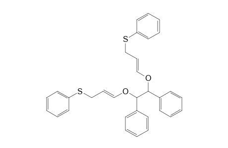 Benzene, 1,1'-[1,2-bis[[3-(phenylthio)-1-propenyl]oxy]-1,2-ethanediyl]bis-