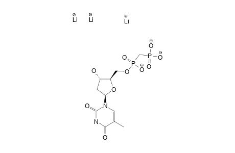 THYMIDINE_5'-DILITHIUMMETHYLENEDIPHOSPHATE