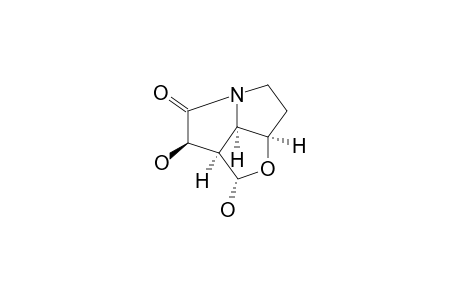 (+)-(1R,5AS,7S,7AR,7BR)-1,7-DIHYDROXY-6-OXAOCTAHYDRO-2H-CYCLOPENTA-[GH]-PYRROLIZIN-2-ONE