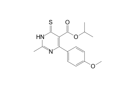 6-(4-Methoxyphenyl)-5-isopropoxycarbonyl-2-methyl-4-thioxopyrimidine