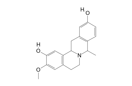 3-methoxy-8-methyl-6,8,13,13a-tetrahydro-5H-isoquinolino[3,2-a]isoquinoline-2,11-diol