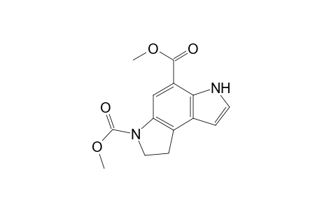 N-Carbomethoxy-5-carbomethoxypyrrolo[3,2-e]indoline