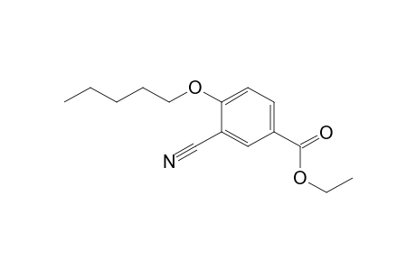 Benzoic acid, 3-cyano-4-(pentyloxy)-, ethyl ester