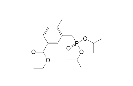 Ethyl 3-((diisopropoxyphosphoryl)methyl)-4-methylbenzoate