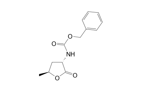 (phenylmethyl) N-[(3S,5S)-5-methyl-2-oxidanylidene-oxolan-3-yl]carbamate