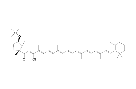 .beta.,.kappa.-Caroten-6'-one, 8'-hydroxy-3'-[(trimethylsilyl)oxy]-, (2'R,5'R)-