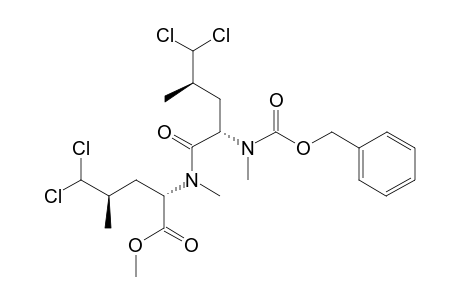 N-[(2S,4S,2'S,4'S)-2-N-[(BENZYLOXYCARBONYL)-METHYL-AMINO)-5,5-DICHLOROLEUCINYL]-METHYL-5,5-DICHLOROLEUCINE-METHYLESTER