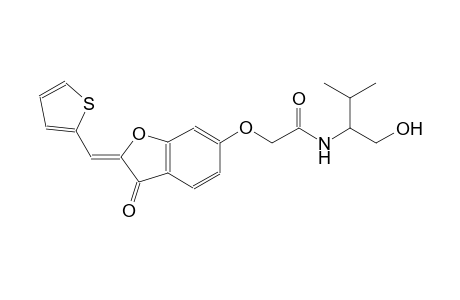 acetamide, 2-[[(2Z)-2,3-dihydro-3-oxo-2-(2-thienylmethylene)benzofuranyl]oxy]-N-[(1S)-1-(hydroxymethyl)-2-methylpropyl]-