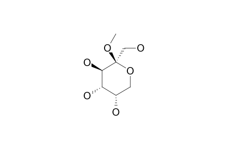 METHYL-BETA-D-FRUCTOSE,(PYRANOSID)