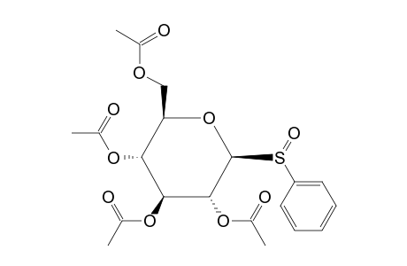 1-deoxy-1-(phenylsulinyl)-beta-D-glucopyranose, tetraacetate
