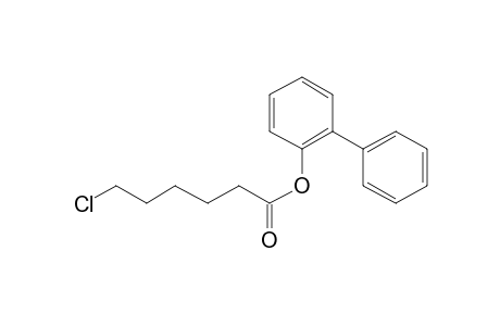 6-Chlorohexanoic acid, 2-biphenyl ester