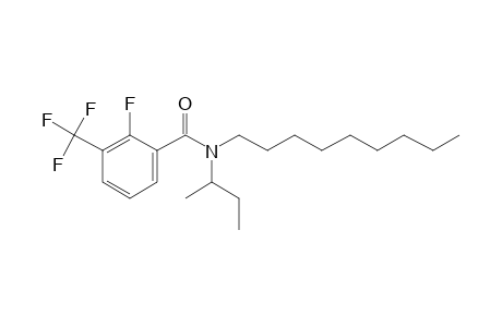 Benzamide, 2-fluoro-3-trifluoromethyl-N-(2-butyl)-N-nonyl-