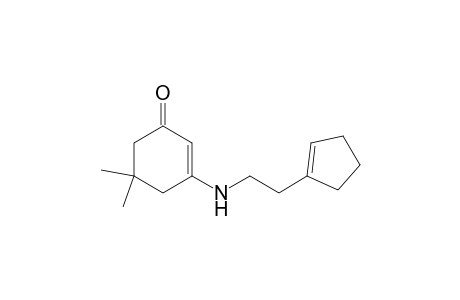 2-Cyclohexen-1-one, 3-[[2-(1-cyclopenten-1-yl)ethyl]amino]-5,5-dimethyl-