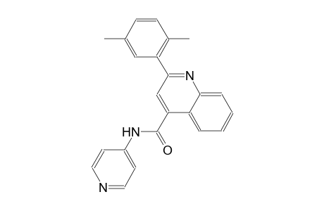2-(2,5-dimethylphenyl)-N-(4-pyridinyl)-4-quinolinecarboxamide