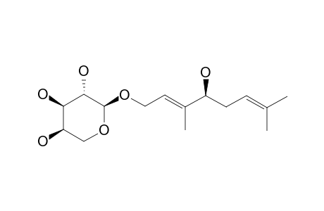 ROSIRIDOSIDE-A;(-)-ROSIRIDOL-1-O-ALPHA-L-ARABINOPYRANOSIDE