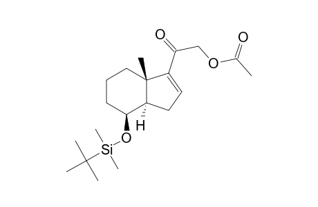 Des-A,B-8.beta.-tert-butyldimethylsiloxy-21-acetoxypregn-16(17)-en-20-one