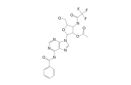 2'-O-ACETYL-3'-DEOXY-3'-(TRIFLUORO-ACETAMIDO)-N(6)-BENZOYL-ADENOSINE