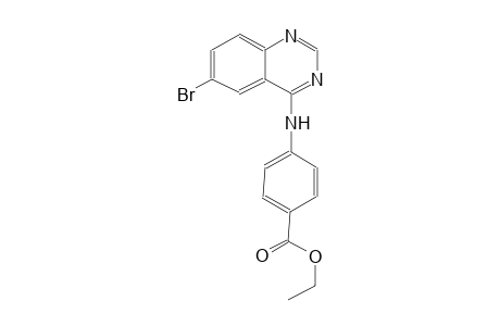 benzoic acid, 4-[(6-bromo-4-quinazolinyl)amino]-, ethyl ester