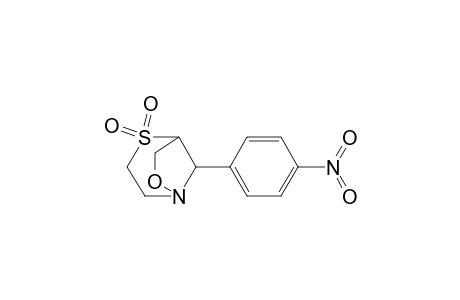 8-(p-Nitrophenyl)-1-aza-7-oxa-4-thiabicyclo[3.2.1]octan-4,4-dioxide