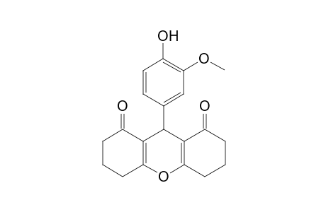 9-(4-hydroxy-3-methoxyphenyl)-3,4,5,6,7,9-hexahydro-1H-xanthene-1,8(2H)-dione