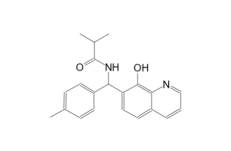 propanamide, N-[(8-hydroxy-7-quinolinyl)(4-methylphenyl)methyl]-2-methyl-