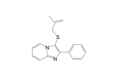3-[(2-Methylallyl)thio]-2-phenylimidazo[1,2-a]pyridine