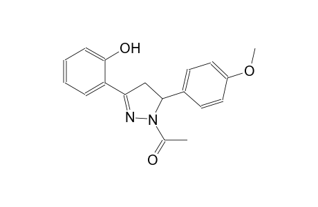 2-[1-acetyl-5-(4-methoxyphenyl)-4,5-dihydro-1H-pyrazol-3-yl]phenol