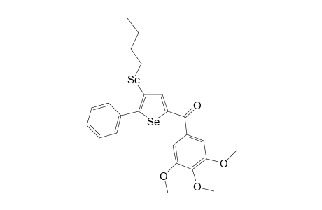 (4-(Butylselanyl)-5-phenylselenophen-2-yl)(3,4,5-trimethoxyphenyl)methanone