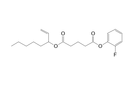 Glutaric acid, oct-1-en-3-yl 2-fluorophenyl ester