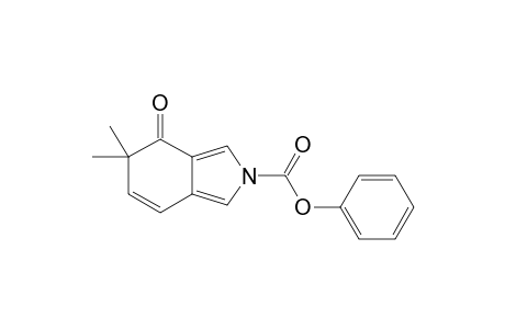 2-PHENOXYCARBONYL-5,5-DIMETHYL-2,5-DIHYDRO-4H-ISOINDOL-4-ONE