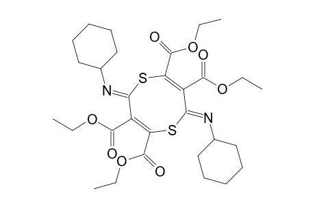 Tetraethyl 2,6-Bis(cyclohexylimino)-2H,6H-1,5-dithiocine-3,4,7,8-tetracarboxylate