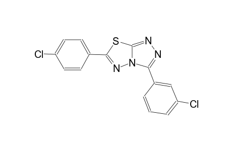 3-(3-chlorophenyl)-6-(4-chlorophenyl)[1,2,4]triazolo[3,4-b][1,3,4]thiadiazole