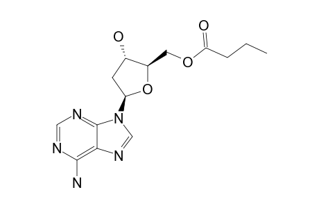 butyric acid [(2R,3S,5R)-5-(6-aminopurin-9-yl)-3-hydroxy-tetrahydrofuran-2-yl]methyl ester