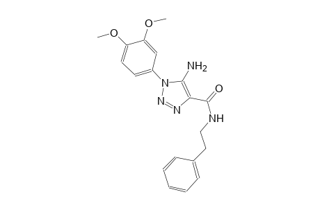 1H-1,2,3-triazole-4-carboxamide, 5-amino-1-(3,4-dimethoxyphenyl)-N-(2-phenylethyl)-