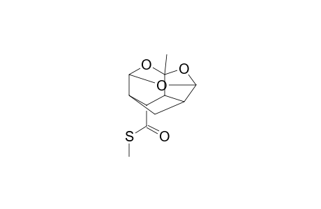 S-Methyl 4-methyl-3,5,11-trioxatetracyclo[5.2.1.1(2,6).0(4,9)]undecane-8-exo-thiocarboxylate