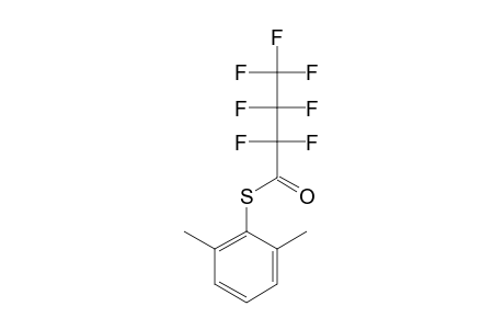 2,6-Dimethylbenzenethiol, S-heptafluorobutyryl-