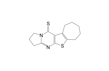 11H-Cyclohepta[4,5]thieno[2,3-d]pyrrolo[1,2-a]pyrimidine-11-thione, 1,2,3,6,7,8,9,10-octahydro-