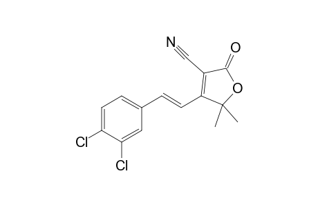 3-Cyano-4-(3,4-dichlorophenylvinyl)-5,5-dimethyl-2(5H)-furanone