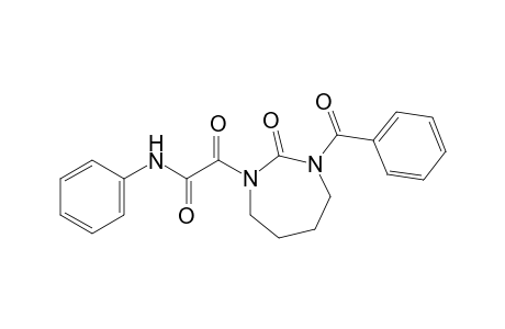 3-benzoylhexahydro-2-oxo-1H-1,3-diazepine-1-glyoxylanilide