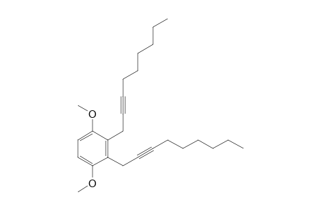 1,4-Dimethoxy-2,3-bis(non-2-ynyl)benzene