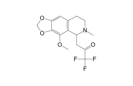 1,1,1-trifluoro-3-(4-methoxy-6-methyl-7,8-dihydro-5H-[1,3]dioxolo[4,5-g]isoquinolin-5-yl)-2-propanone
